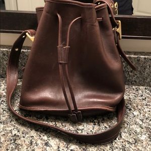 Coach bucket handbag